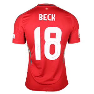 Owen Beck Wales jersey