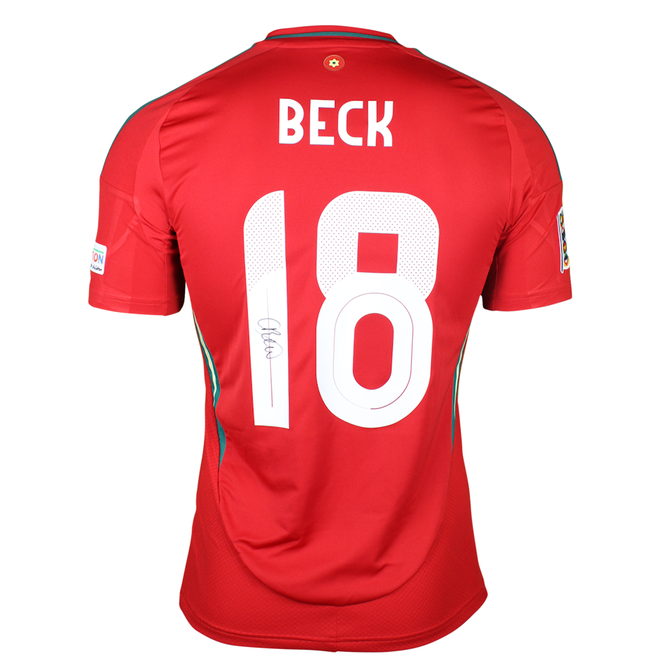 Owen Beck Wales jersey