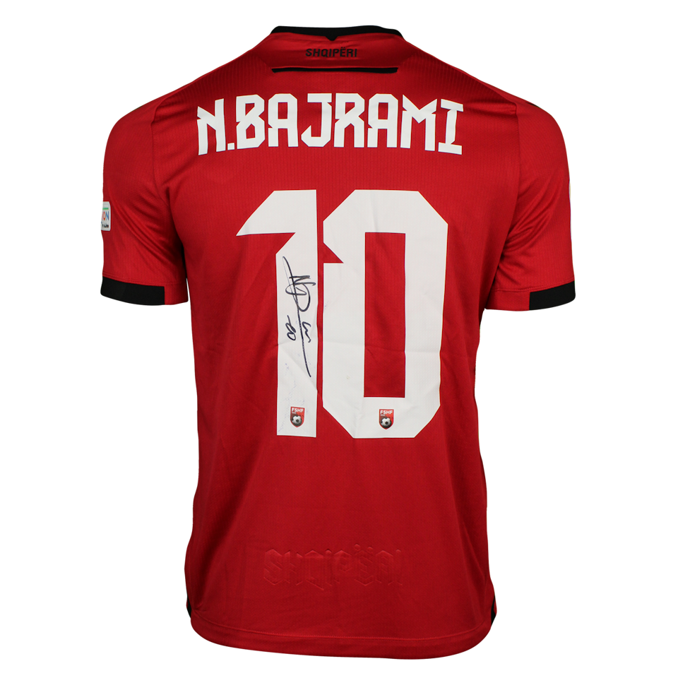 Nedim Bajrami Albania shirt