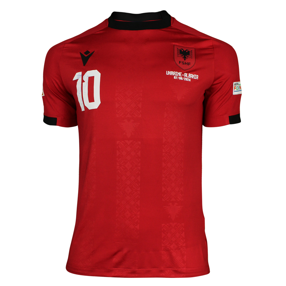Nedim Bajrami Albania shirt