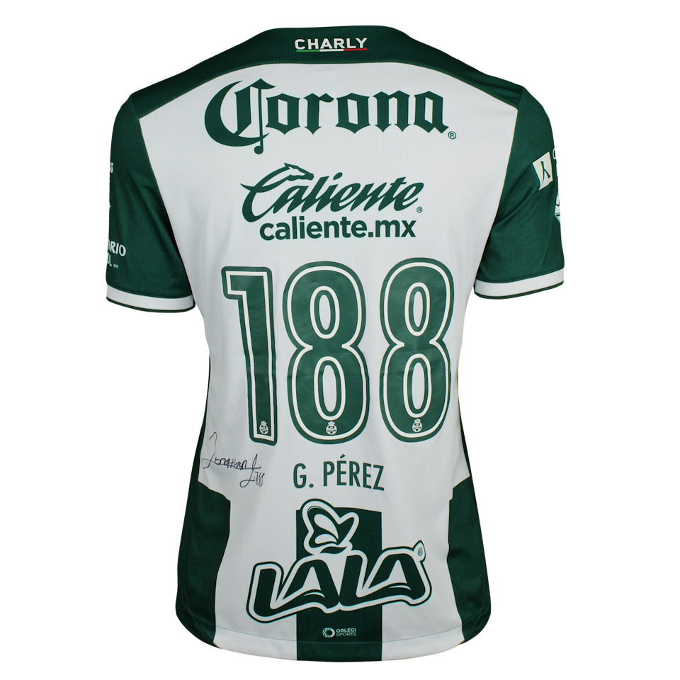 Jonathan Geovanni Pérez Sánchez Santos Laguna shirt