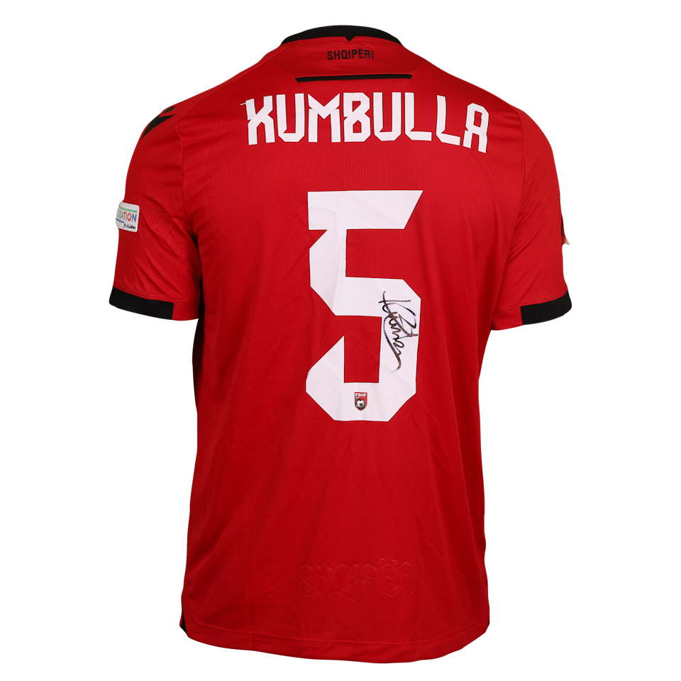 Marash Kumbulla Albania jersey