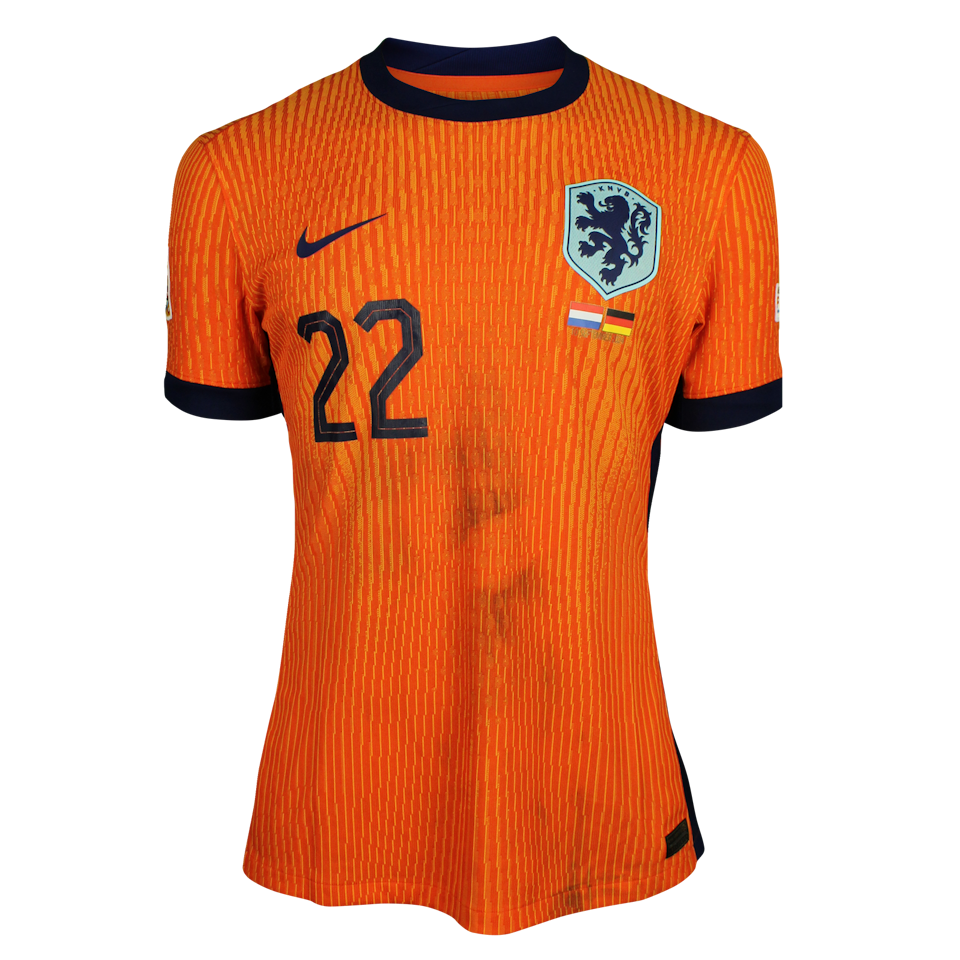 Netherlands 팀의 Denzel Dumfries 셔츠