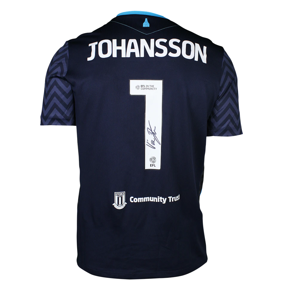 Viktor Johansson Stoke City shirt