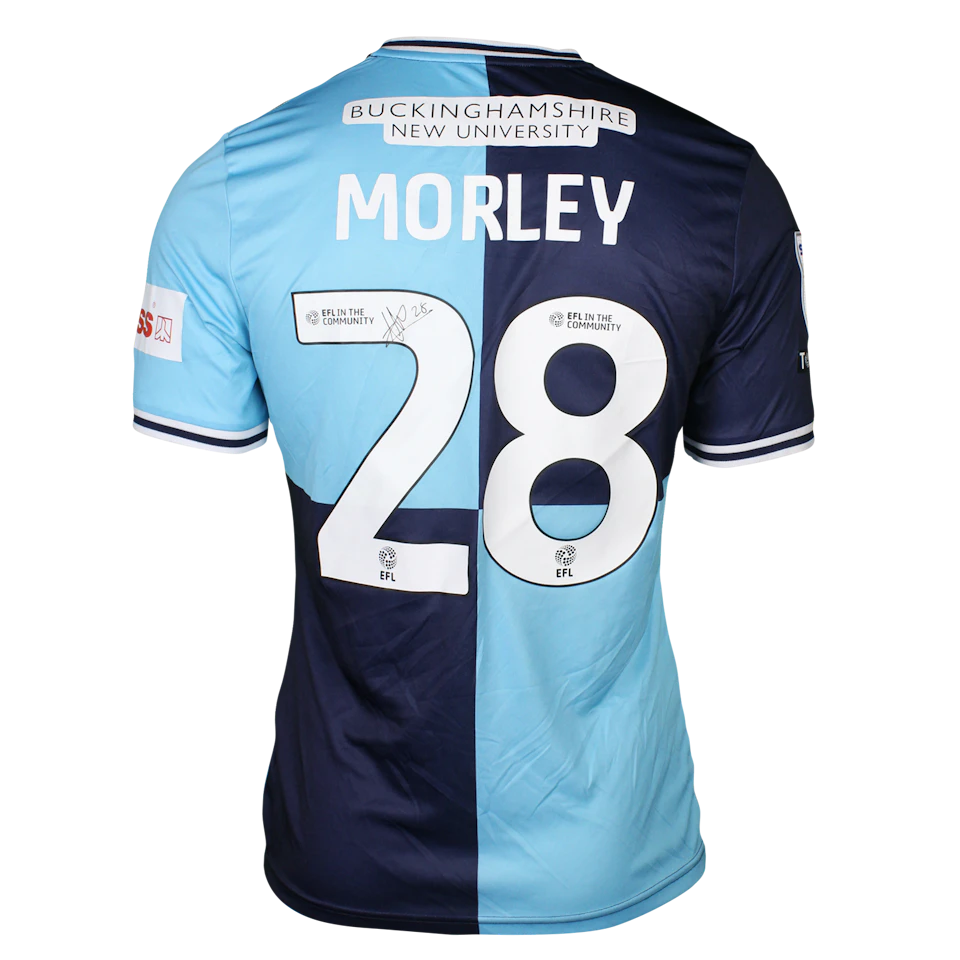 Aaron Morley Wycombe Wanderers camisa.