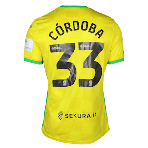 Camisa de José Cordoba Chambers Norwich City