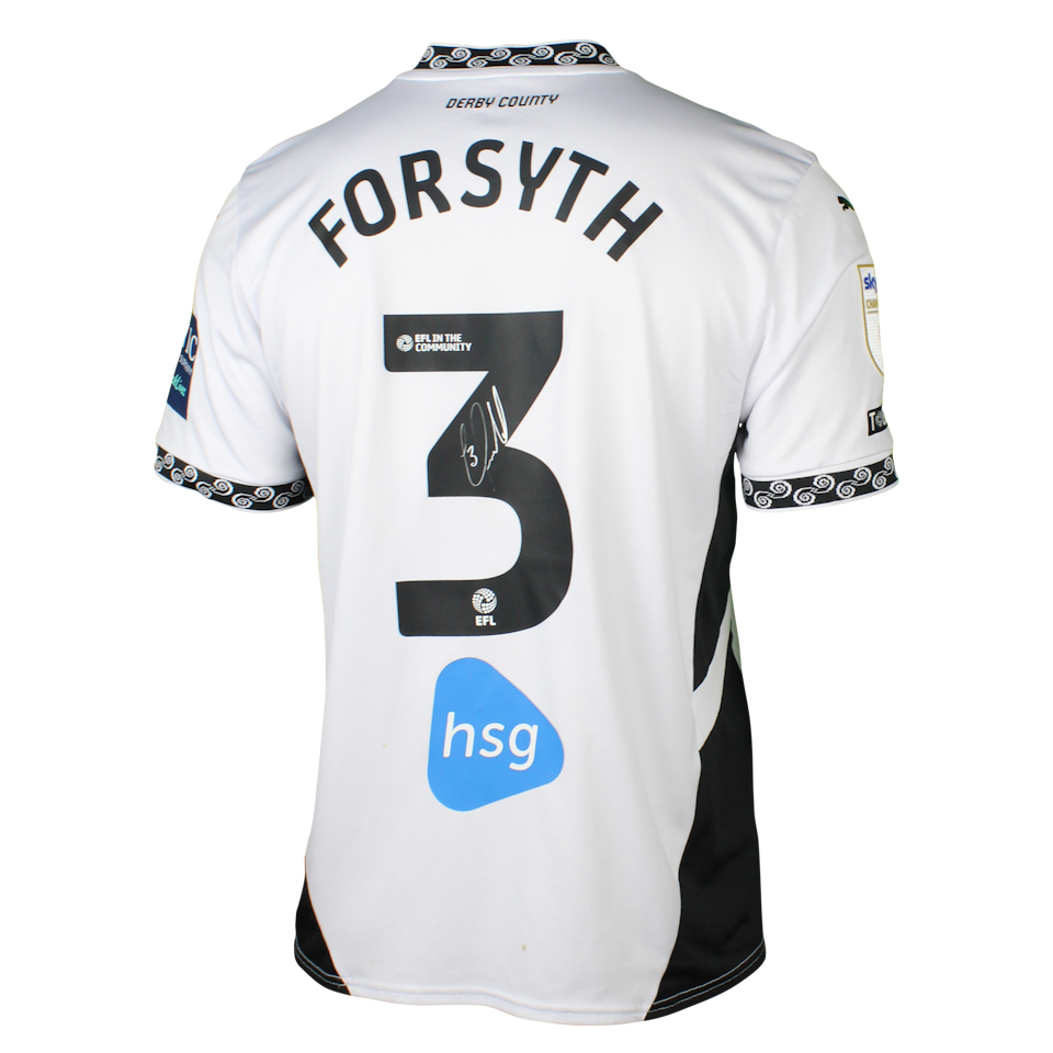Craig Forsyth Derby County jersey