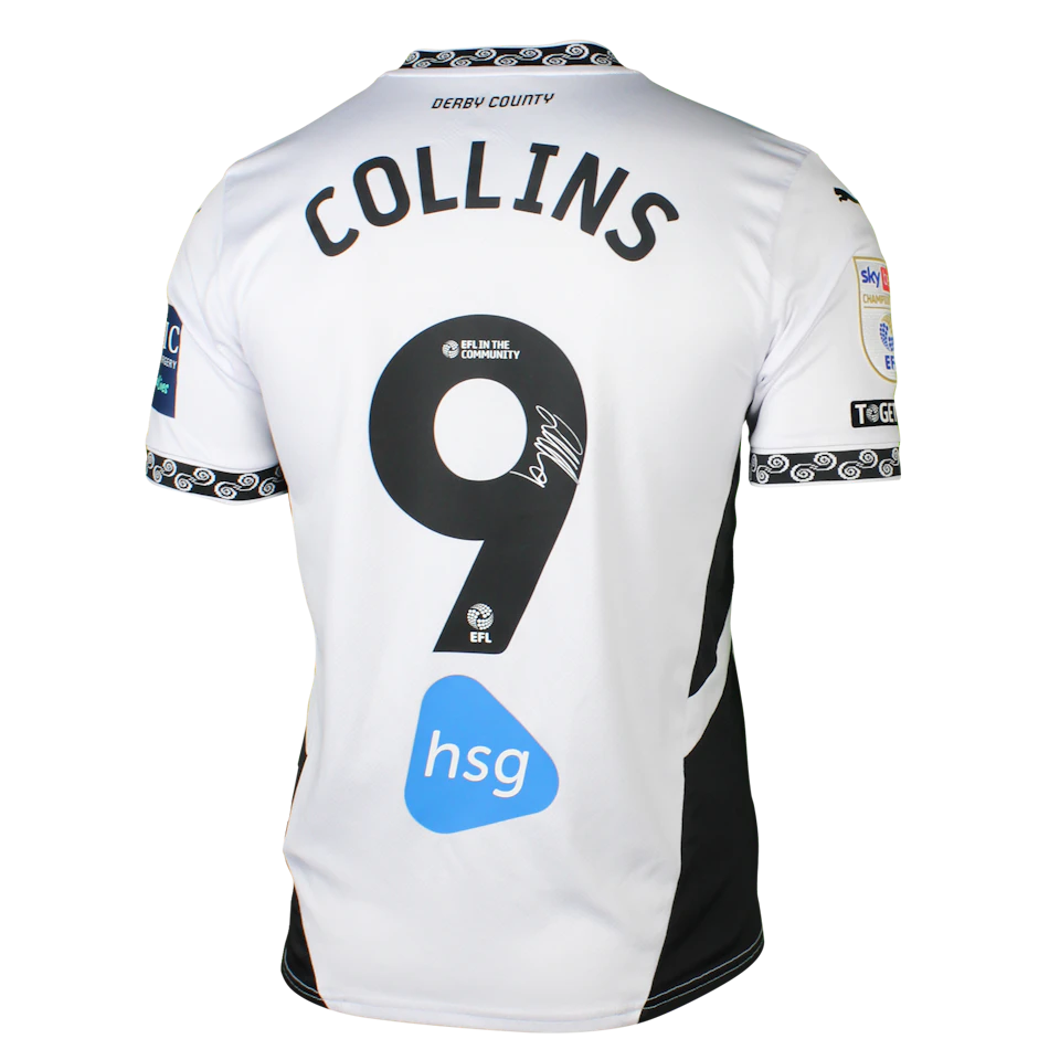 来自Derby County的James Collins球衣
