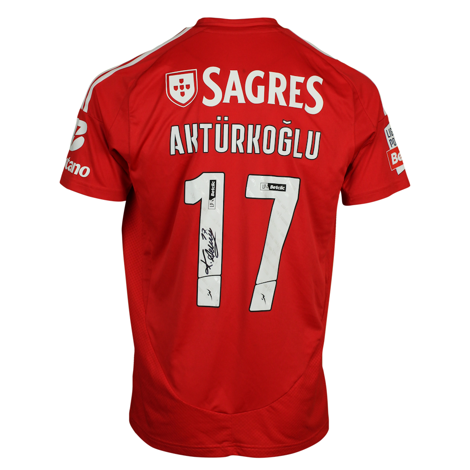 Kerem Aktürkoğlu SL Benfica jersey