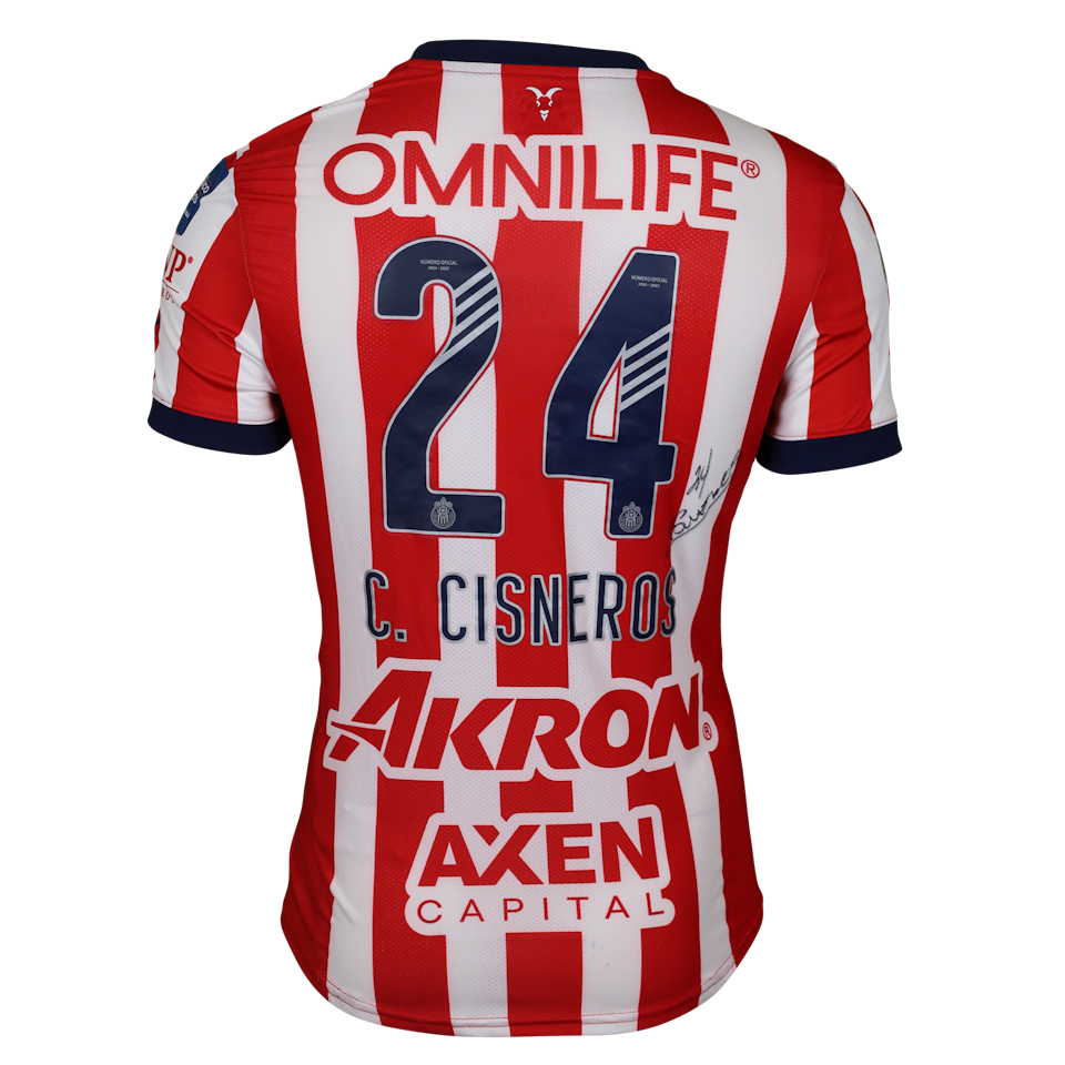 Carlos Ernesto Cisneros Chivas Guadalajara jersey