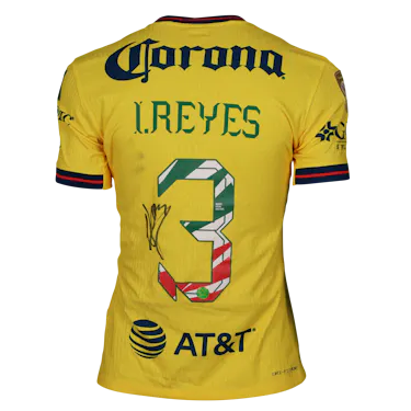 来自Club América的Israel Reyes Romero球衣