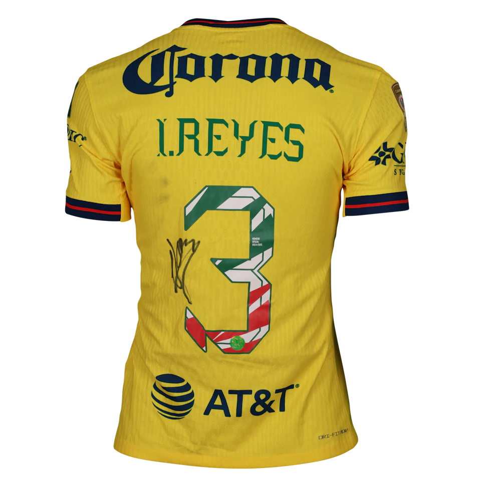 来自Club América的Israel Reyes Romero球衣
