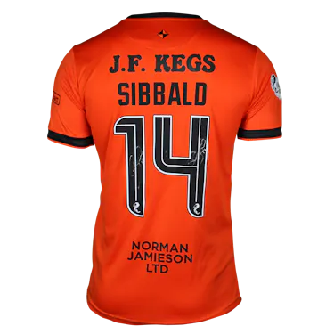 来自Dundee United的Craig Sibbald球衣