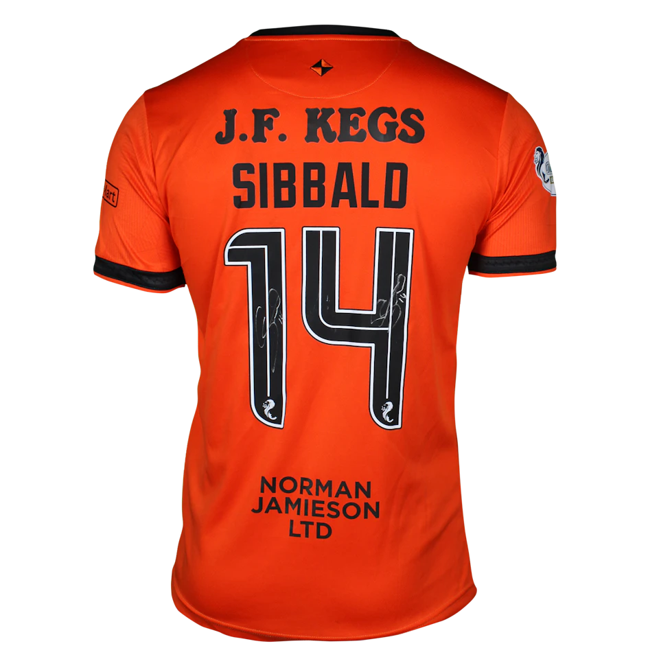 来自Dundee United的Craig Sibbald球衣