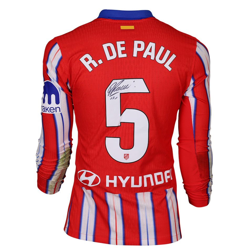 Atlético de Madrid 팀의 Rodrigo de Paul 셔츠
