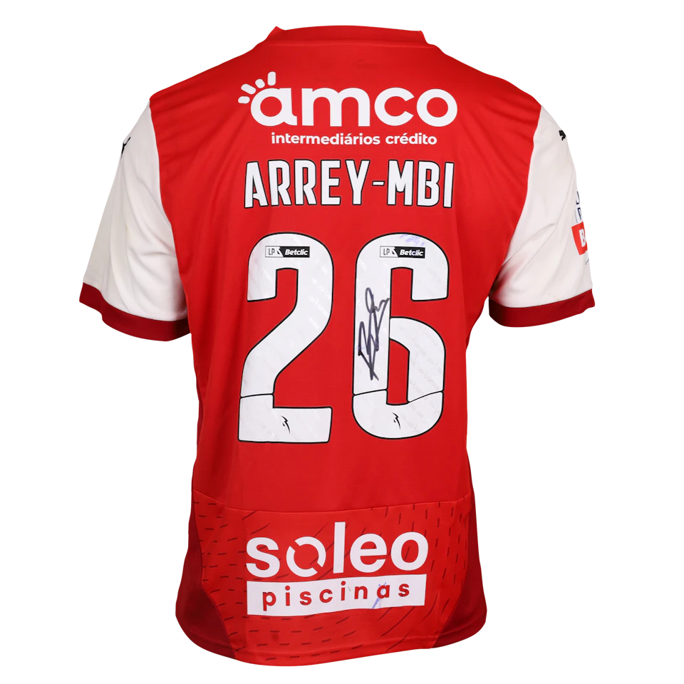 来自SC Braga的Bright Arrey-Mbi球衣