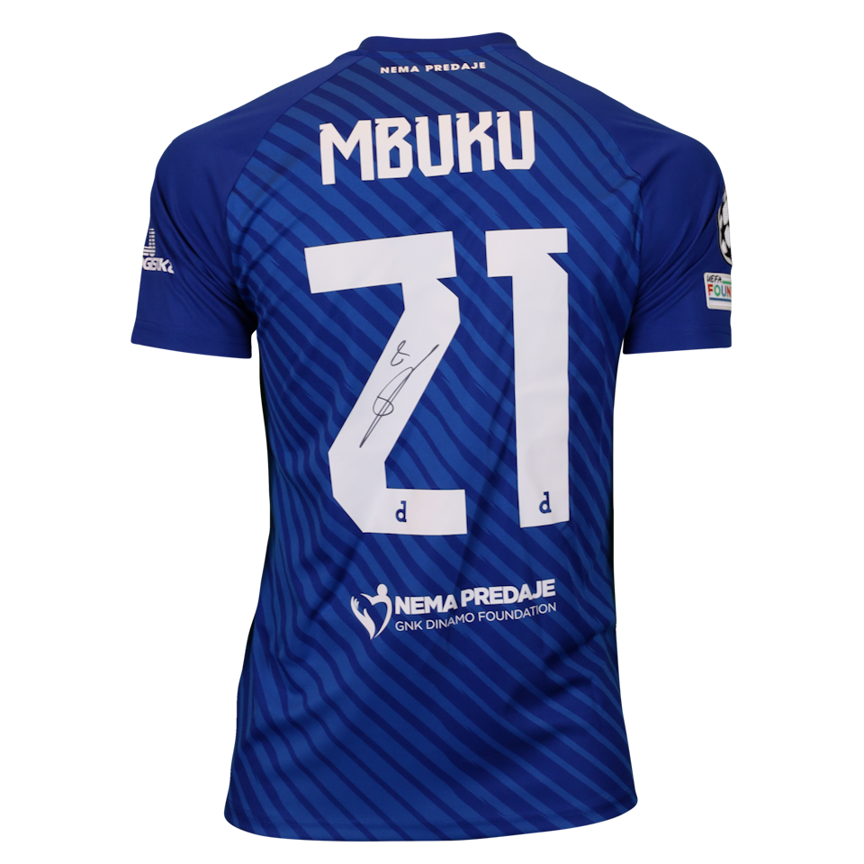 Maillot de Nathanaël Mbuku (Dinamo Zagreb)