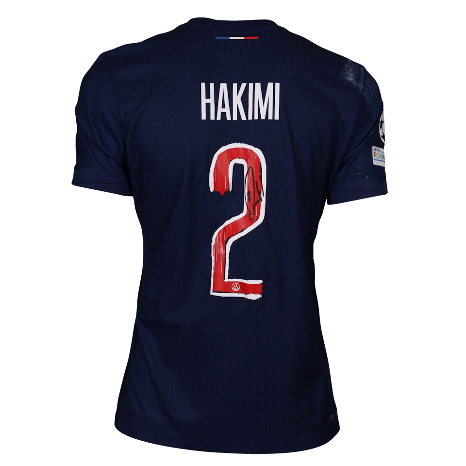 Achraf Hakimi Mouh Paris Saint-Germain shirt