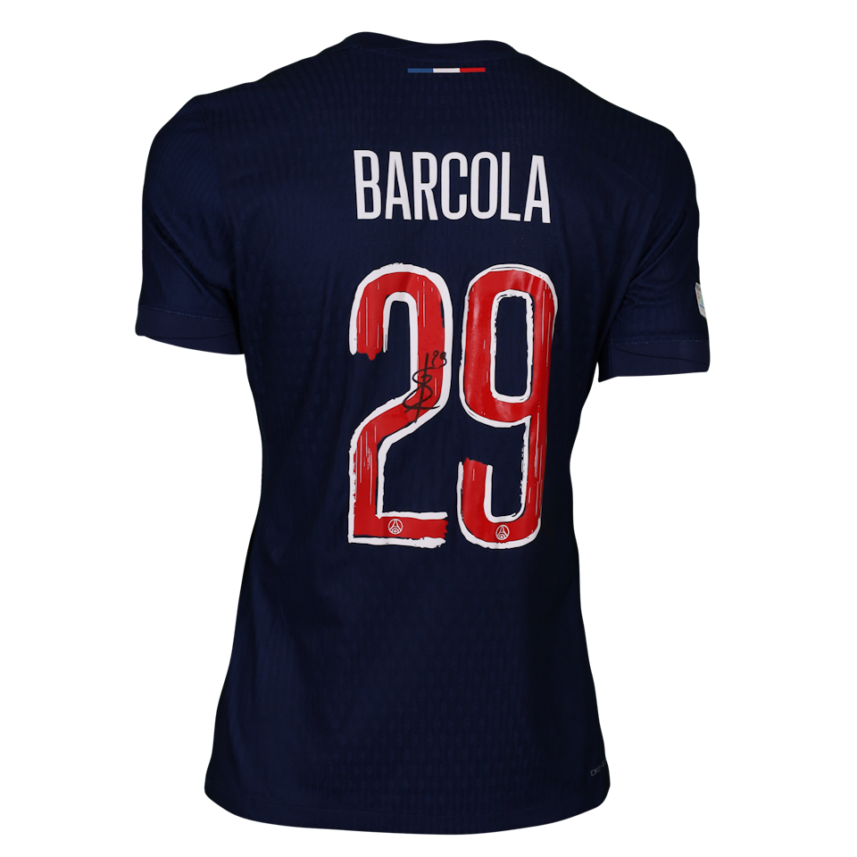 Bradley Barcola Paris Saint-Germain shirt