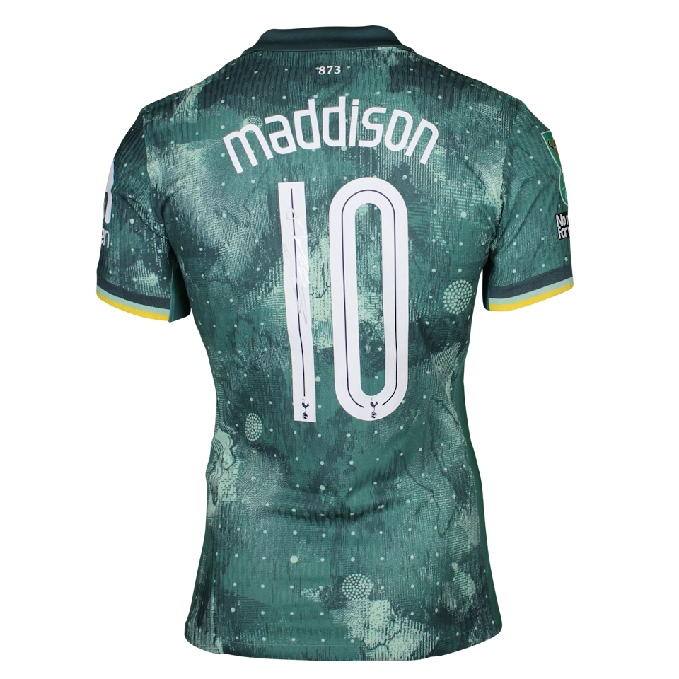 Tottenham Hotspur 팀의 James Maddison 셔츠