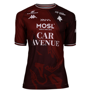 Soccer Jersey Tee Shirt Fc Metz FC Metz GAB Playershirt Tabela 23