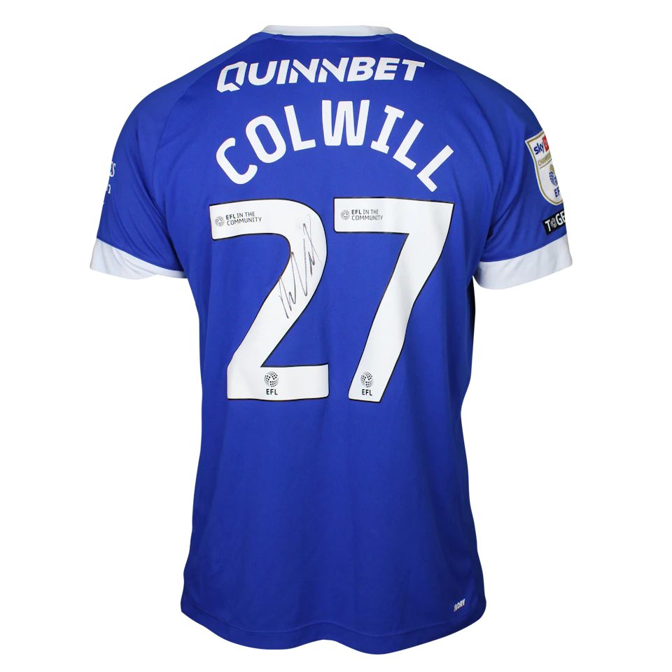 Cardiff City FC 팀의 Rubin Colwill 셔츠