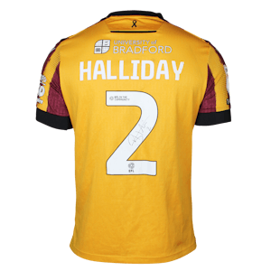Brad Halliday Bradford City shirt
