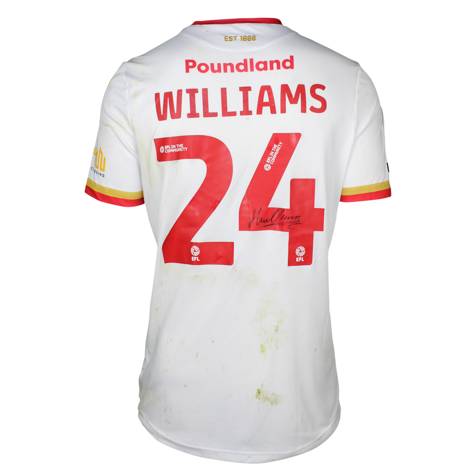 Walsall 팀의 Harry Williams 셔츠