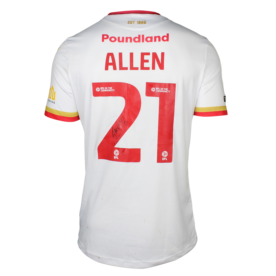 Taylor Allen Walsall shirt