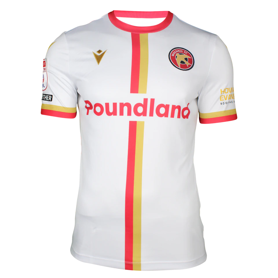 Evan Weir Walsall shirt