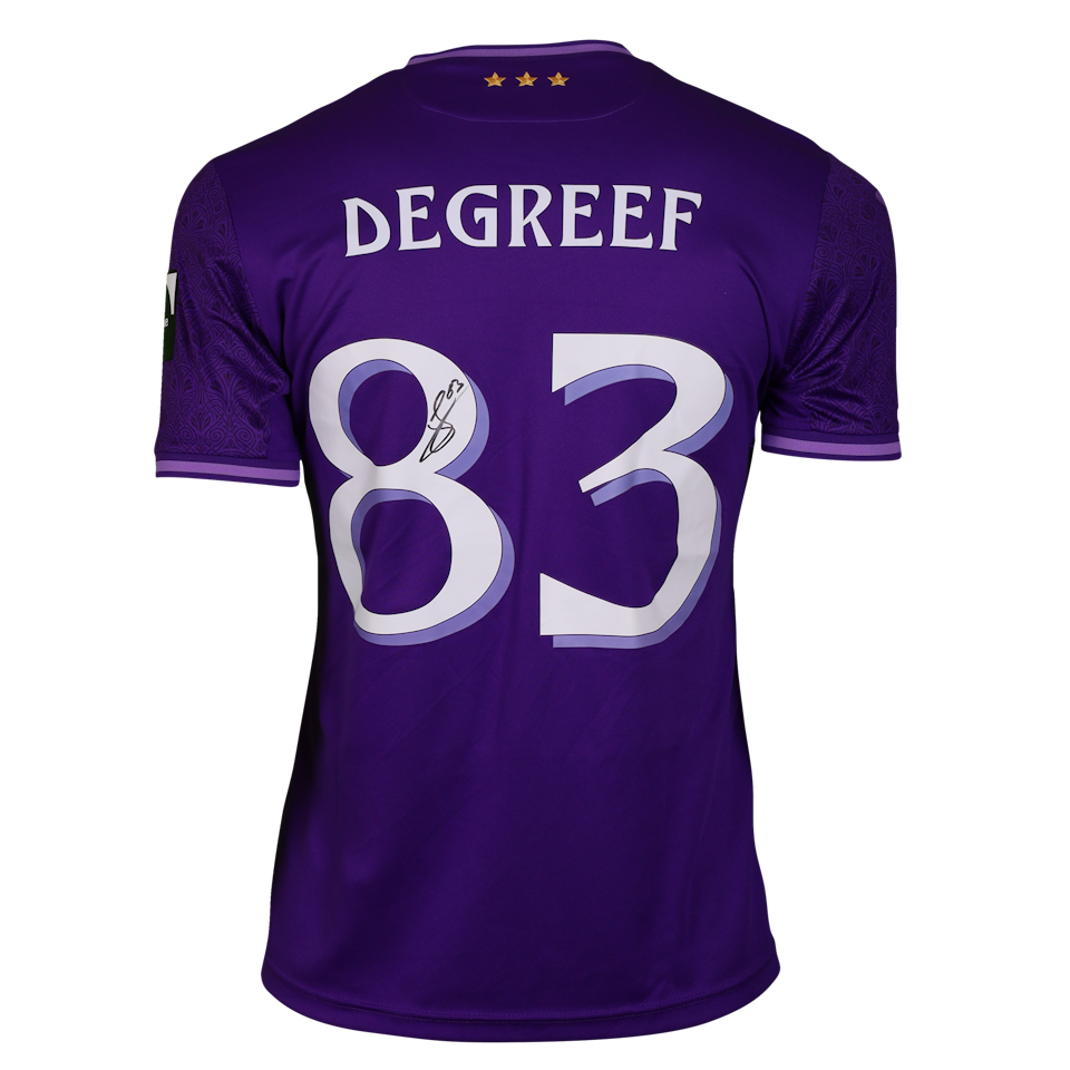 Tristan Degreef RSC Anderlecht jersey
