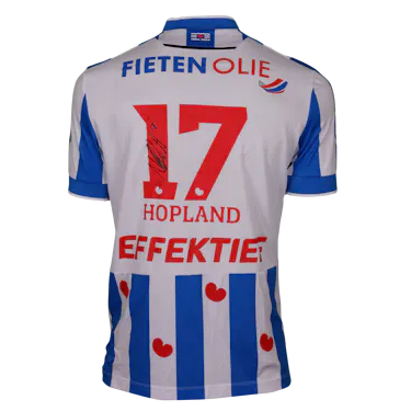 SC Heerenveen 팀의 Nikolai Søyset Hopland 셔츠