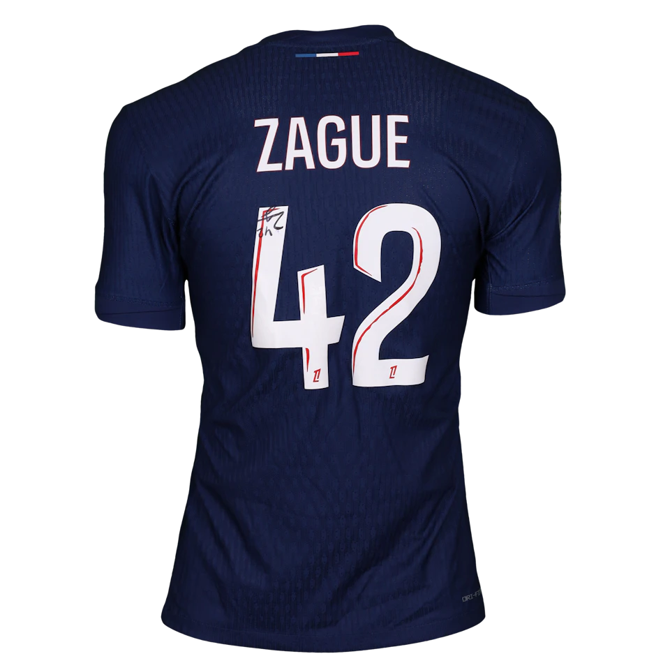 Yoram Zague Paris Saint-Germain shirt