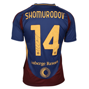 Eldor Shomurodov AS Roma shirt