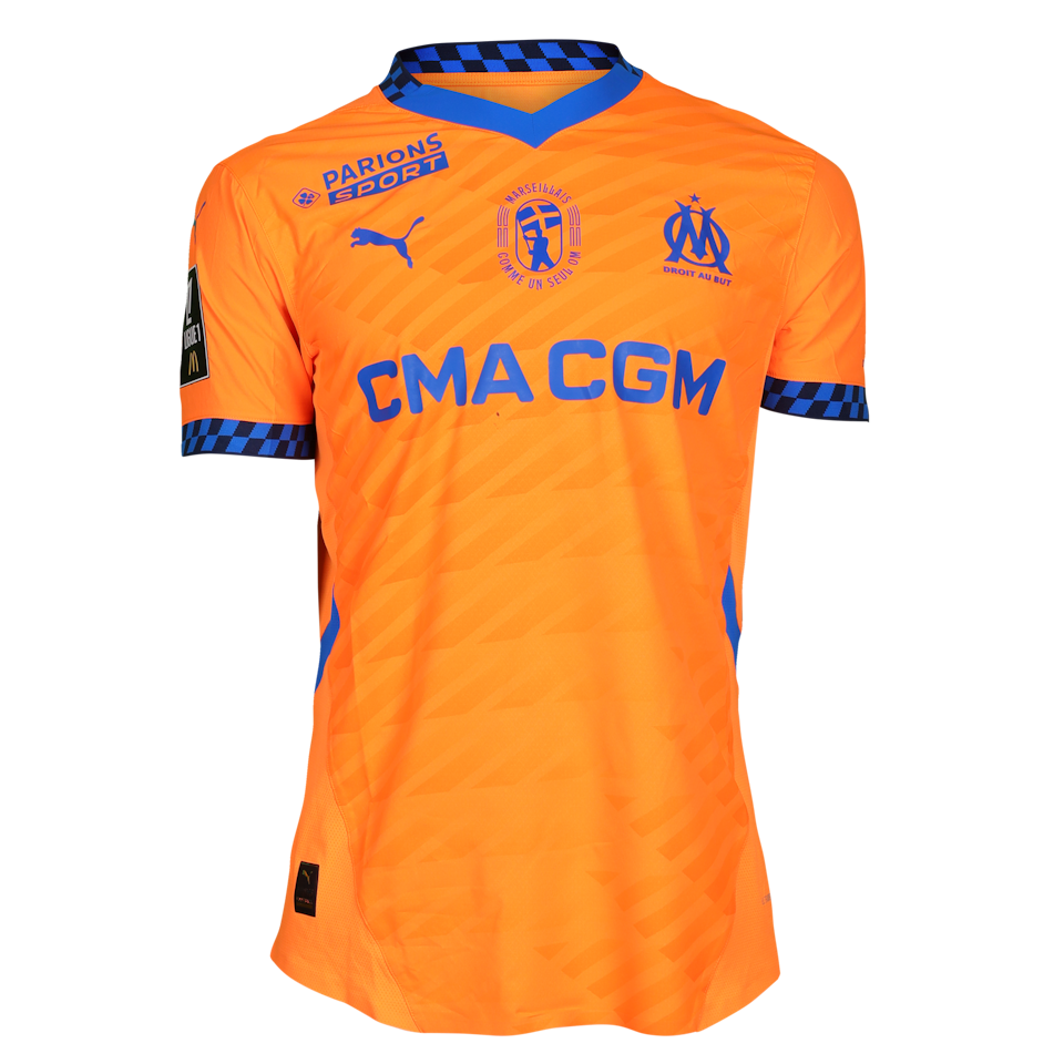 Valentin Carboni Olympique de Marseille shirt