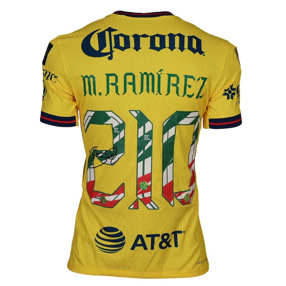来自Club América的Miguel Ramírez Pérez球衣