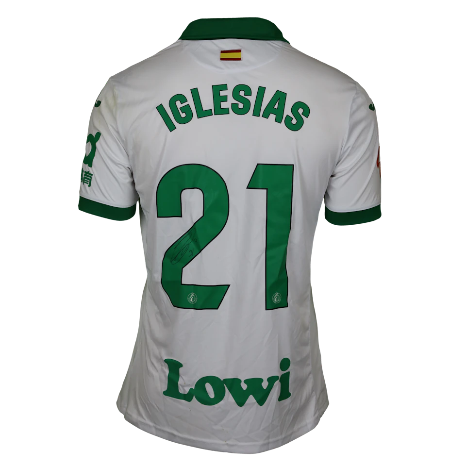 Juan Antonio Iglesias Sánchez Getafe CF camisa.