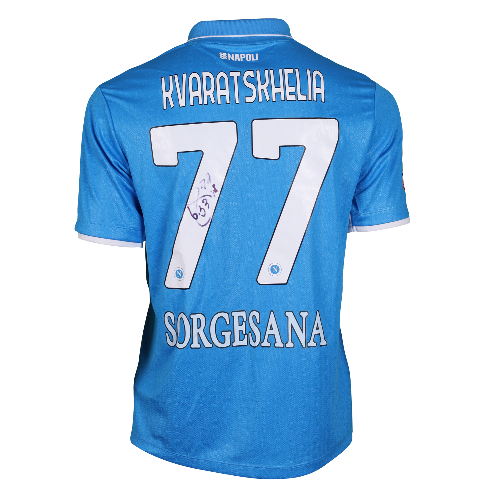 Khvicha Kvaratskhelia | Napoli - Palermo | MatchWornShirt
