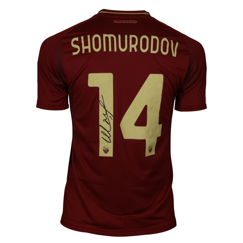 Eldor Shomurodov AS Roma shirt