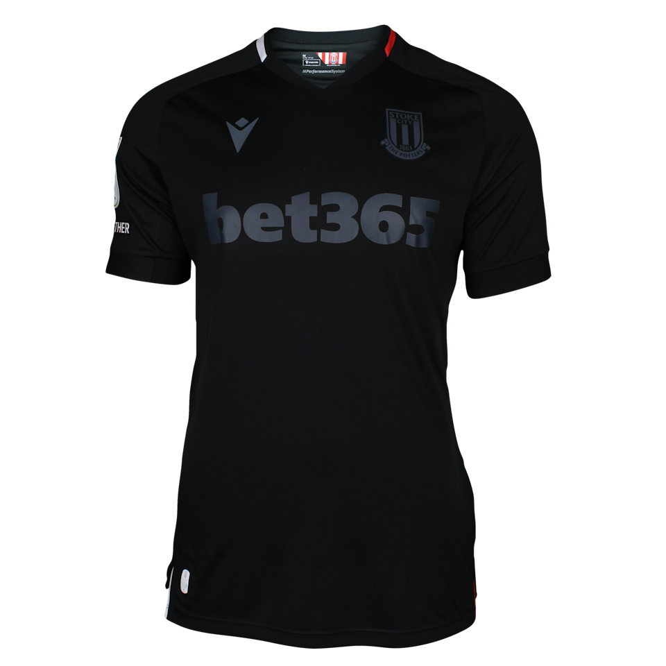Stoke City 팀의 Junior Tchamadeu 셔츠