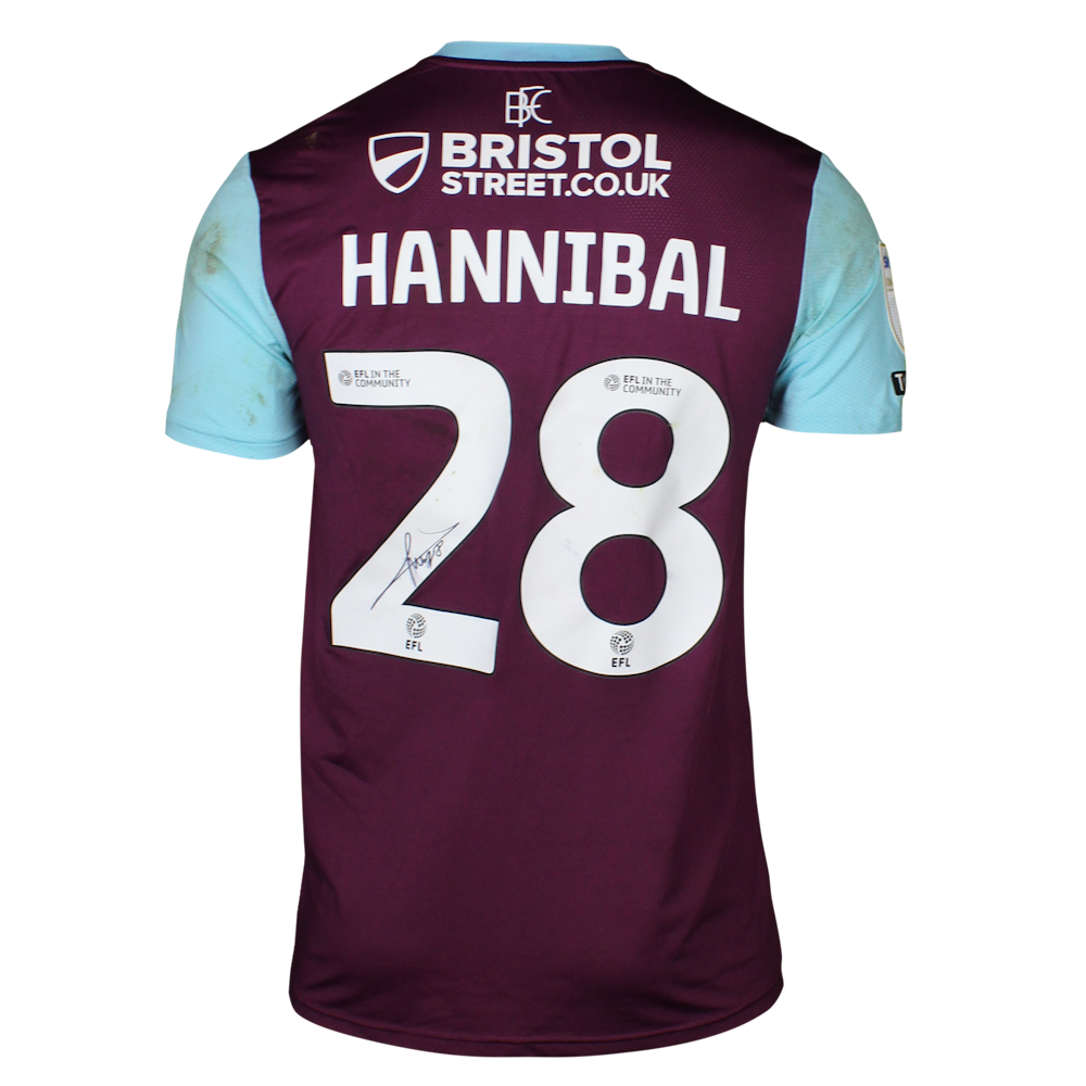Hannibal Mejbri | Oxford United - Burnley | MatchWornShirt