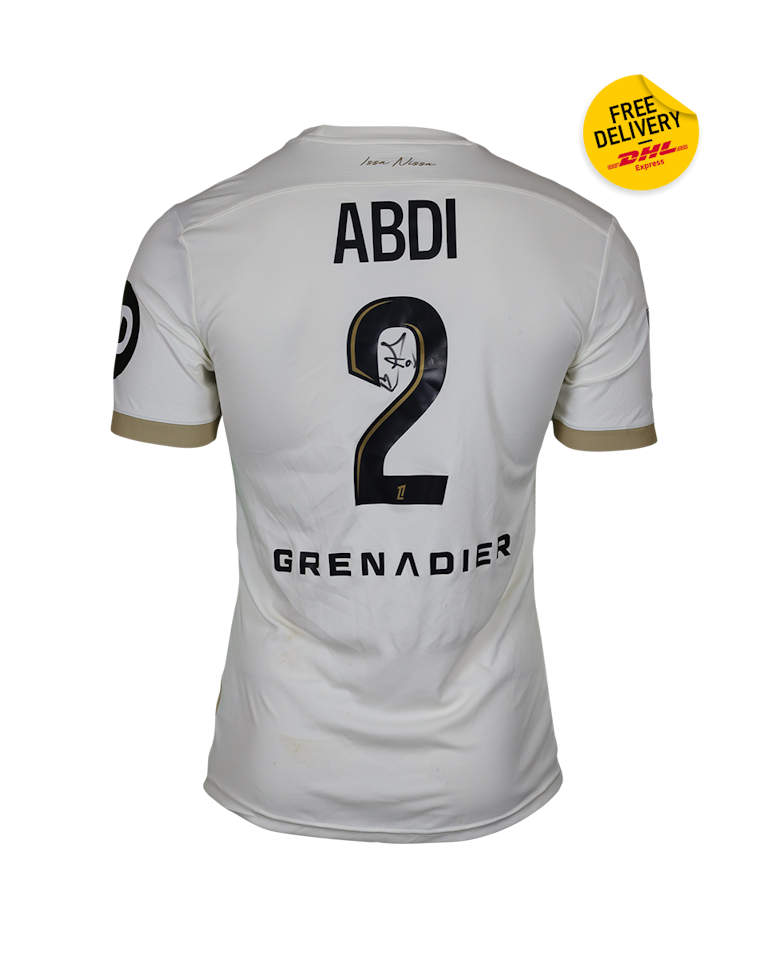 OGC Nice 팀의 Ali Abdi 셔츠
