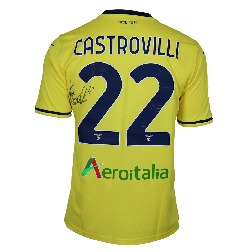 Gaetano Castrovilli Lazio camisa.