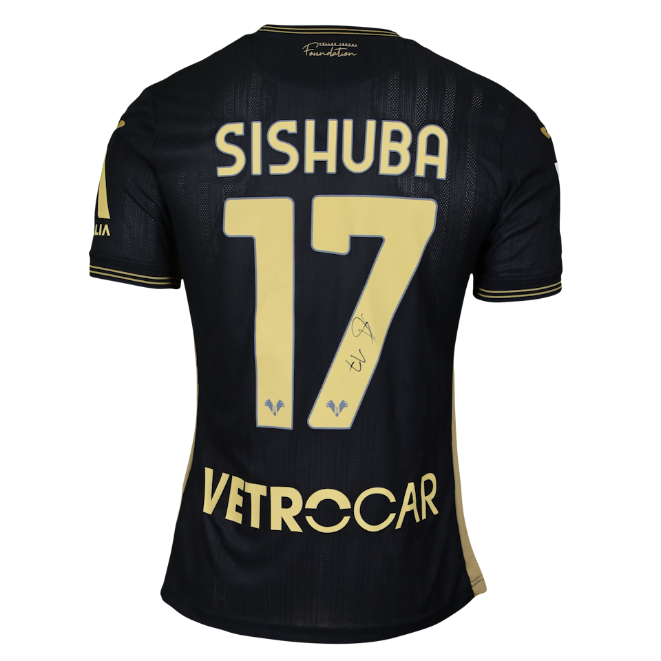 Ayanda Sishuba Hellas Verona FC shirt