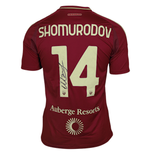 Eldor Shomurodov AS Roma shirt
