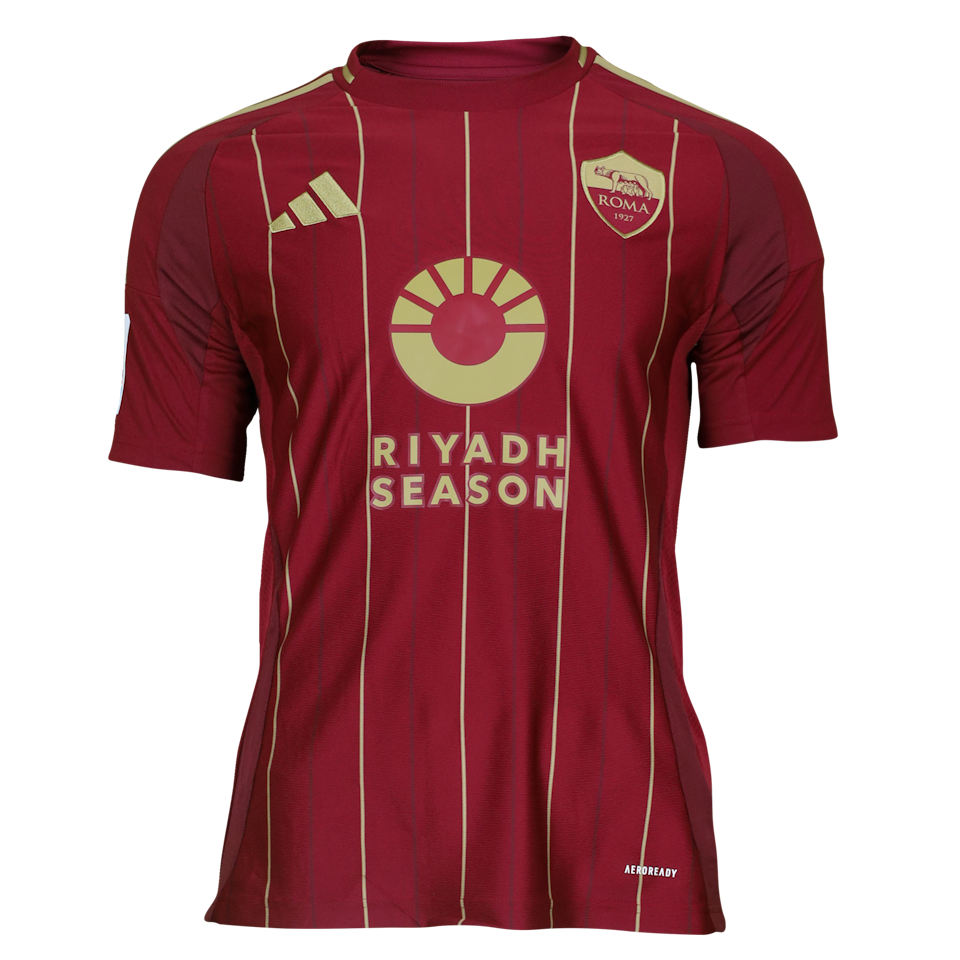 Eldor Shomurodov AS Roma shirt