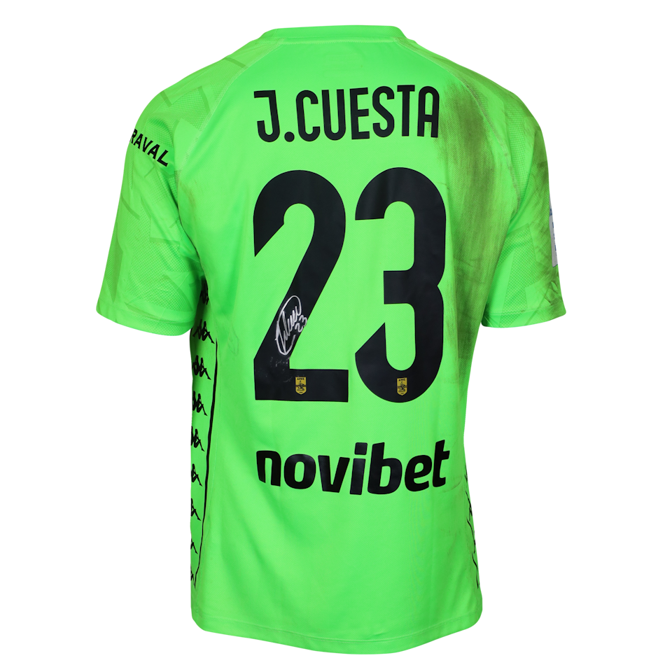 Aris 팀의 Julián Cuesta Díaz 셔츠
