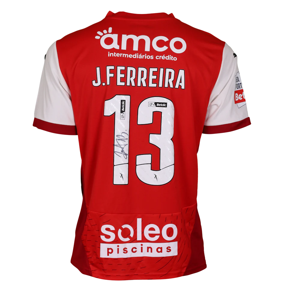 来自SC Braga的Joao Diogo Fonseca Ferreira球衣