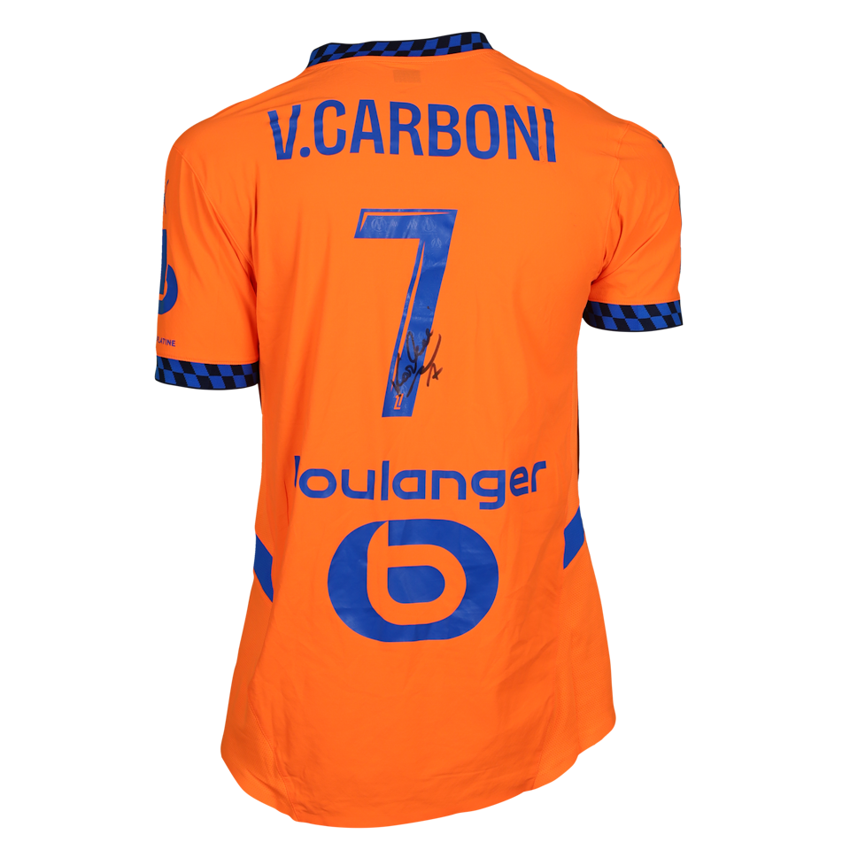 Olympique de Marseille 팀의 Valentin Carboni 셔츠