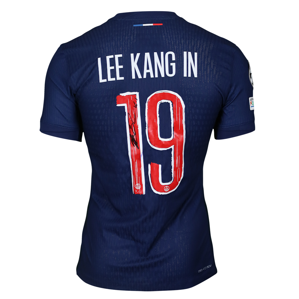 Lee Kang In  Paris Saint-Germain shirt